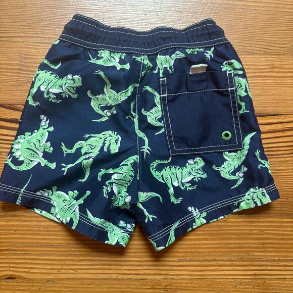 Gymboree navy blue dinosaur boys swim shorts SIZE 18-24M - Picture 4 of 4